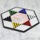 NOVICA Marbel chekers Mexican Marble Handcrafted Onyx Chinese Checkers Board Game from Mexico Colorful Multicolor