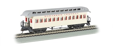 Bachmann Trains  OldTime Car with RoundEnd Clerestory Roof  COACH  NORTHERN CENTRAL RR  HO Scale