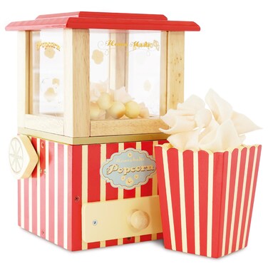 Le Toy Van  Wooden Honeybake Retro Popcorn Machine  Cinema Kitchen Or Movies Pretend Play  Movie Night Role Kids Play Toy