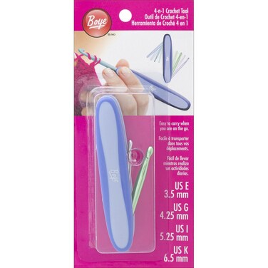 Boye 3396300EGIK 4in1 Crochet Hook Tool Purple