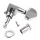 Kmise A0103 6 Piece 3L3R Acoustic Guitar Tuning Pegs Machine Head Tuners Chrome