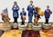 US American Civil War Generals Chess Set W 17 High Gloss Cherry  Burlwood Color Storage Board