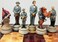 US American Civil War Generals Chess Set W 17 High Gloss Cherry  Burlwood Color Storage Board