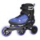 Rollerblade Macroblade 100 3Wd Womens Adult Fitness Inline Skate Violet BlueCool Grey 10