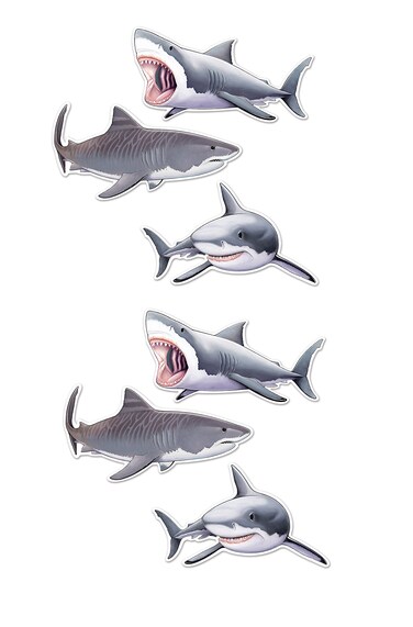 Shark Cutouts Pack of 2