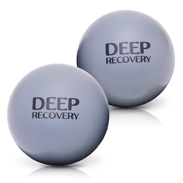 Deep Recovery Very Firm Myofascial Release Balls Set of 2  Therapy Balls for Back Pain  Deep Tissue Massage Balls for Feet Back Neck Legs Arms  Trigger Point Balls Yoga Balls