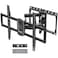 Mounting Dream Full Motion TV Mount for 4275 inch TVs TV Wall Mount Bracket with Dual Articulating Arms Fits 12  16 Wood Studs with VESA 600x400mm up to 100lbs