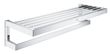 Grohe 40804000 Selection Cube Multitowel Rack Polished Chrome 24