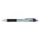 Universal 39724 07 mm Medium Comfort Grip Retractable Gel Pen  Black Ink GrayBlackSilver Barrel 36Pack