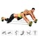 Revoflex Xtreme New Sport Core Double AB Roller Exercise EquipmentProfessional Ab Wheel Roller SupportsAbdominal Workout Machine