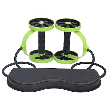 Revoflex Xtreme New Sport Core Double AB Roller Exercise EquipmentProfessional Ab Wheel Roller SupportsAbdominal Workout Machine