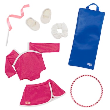 Our Generation by BattatLeaps  Bounds Gymnast Deluxe Doll Outfit Toys Outfit  Accessories for 18 Dolls for Age 3 Years  Up Browna ModelBD30244Z