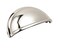 Amerock  Cabinet Cup Pull  Polished Nickel  3 inch 76 mm Center to Center  Cup Pulls  1 Pack  Drawer Pull  Drawer Handle  Cabinet Hardware
