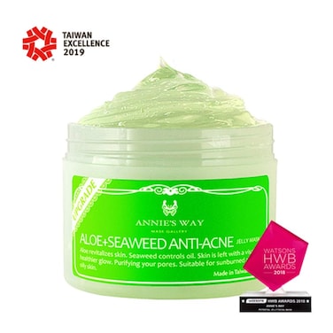 ANNIES WAY Upgraded Jelly Mask 250ml8oz Aloe Seaweed AntiAcne Jelly Mask