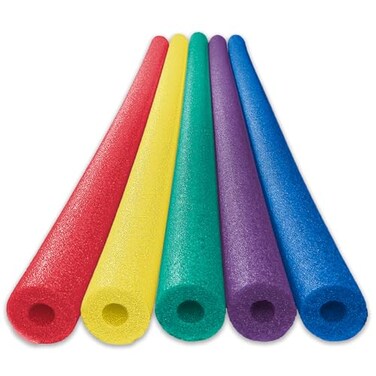 Oodles of Noodles Deluxe Foam Pool Swim Noodles  5 Pack Assorted