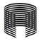 HGjewelry Smooth Metal Headbands Women Hair DIY Craft Blank Thin Steel Wire Frame Hairband Head Bands Christmas Gift Black