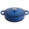 CrockPot Crock Pot Artisan Enameled Cast Iron Braiser WLid 5 Quart Sapphire Blue