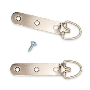 Wiseacresart 2 Extra Heavy Duty 3 Hole D Ring  Triangle Framing Hanger wScrews