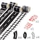 GardenHelper Set of 18 Road Tape Fun Play Tape for Car Toys for Kids Toy Cars 4 Rolls of 164ft x 189 inch Black Road 12 Pack of Tight Curves 2 Pack of Traffic Sign