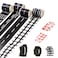GardenHelper Set of 18 Road Tape Fun Play Tape for Car Toys for Kids Toy Cars 4 Rolls of 164ft x 189 inch Black Road 12 Pack of Tight Curves 2 Pack of Traffic Sign
