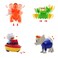 FUNNISM 24 Pieces Assorted Windup Toys for Kids Party Favors Childrens Birthdays Gifts Goodie Bags Prizes