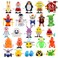 FUNNISM 24 Pieces Assorted Windup Toys for Kids Party Favors Childrens Birthdays Gifts Goodie Bags Prizes