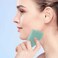 Jovivi Gua Sha Scraping Massage Tool Natural Green Aventurine Gua Sha Stone WingShape Guasha Board Traditional Scraper Tool