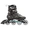 Rollerblade Zetrablade Womens Adult Fitness Inline Skate Black and Light Blue Performance Inline Skates
