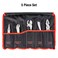 Sunex 3607V 5Pc Professional Pliers Set Red Silver Black