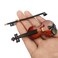 ROOTLISA 36Inch Mini Handheld Violin Toy Miniature Musical Instruments Collection Wooden Decorative Ornaments Gift with Stand Support and Case