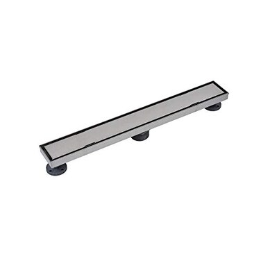 Designline 24 in Stainless Steel Linear Shower Drain Tilein Grate