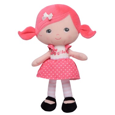Baby Starters Plush Snuggle Buddy Baby Doll Interactive Giggly Jilly