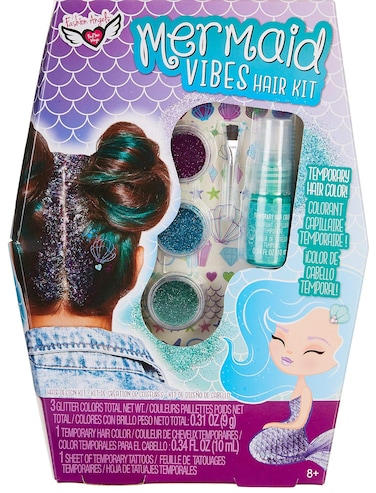 Fashion Angels Mermaid Vibes Hair Art Design Set 12 Ounce