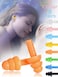 Swimming Earplugs Waterproof Ear Plugs Silicone Noise Cancelling Earplugs with Storage Boxes for Sleeping Swimming Color Set 2 8 Pairs