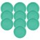 Pyrex 7202PC 1Cup Green Plastic Food Storage Lid Made in USA  10 Pack