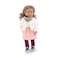 Our Generation Dolls Its Snow Snuggly White Fur Coat with Skirt Outfit for Dolls 18