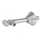 Eastman 12 inch Sweat x 38 inch OD Compression Quarter Turn Angle Stop Valve with Extension Tube Brass Plumbing Fitting Chrome 10742LF