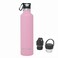 Ezprogear Stainless Steel Water Bottle Double Wall Vacuum Insulated 34 oz Pink