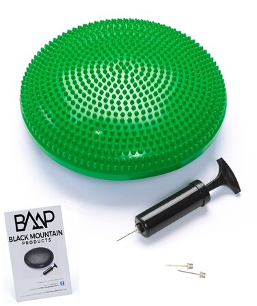 Black Mountain Products Exercise Balance Stability Disc with Hand Pump Green