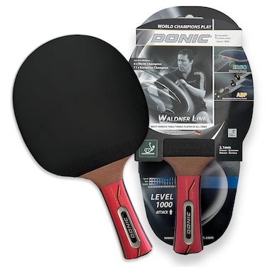 DonicSchildkrt Waldner 1000 Table Tennis Bat ABP Handle Sponge 21 mm EasySlick Pad  ITTF 751801