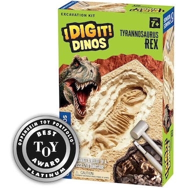 Thames  Kosmos I Dig It Dinos T Rex Excavation Science Experiment Kit  Excavate a Tyrannosaurus Rex Dig Site  Paleontology  Dinosaur Toy  Oppenheim Toy Portfolio Platinum Award Winner