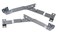 National Hardware N495800 Table Leg Braces Zinc Plated