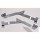 National Hardware N495800 Table Leg Braces Zinc Plated