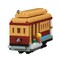 nanoblock  World Famous Buildings  SF Cable Car First Version Sights to See Series Building Kit