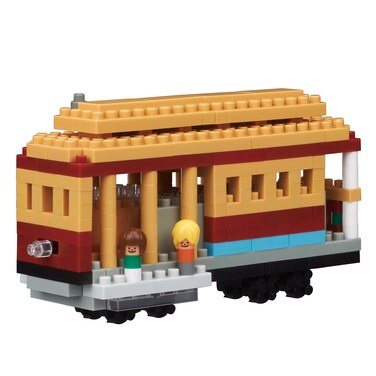 nanoblock  World Famous Buildings  SF Cable Car First Version Sights to See Series Building Kit