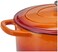 Crock Pot Artisan Oval Enameled Cast Iron Dutch Oven 7Quart Sunset Orange