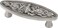 Franklin Brass Seaside Cottage Oval 5Pack Cabinet Handles 3 Hole to Hole Brushed Satin Pewter Kitchen Cabinet Pulls Drawer Handles Cabinet Hardware Dresser Drawer Pulls PBF663BSPC1