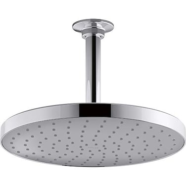 KOHLER 76465GCP Awaken 10 Inch SingleFunction Rain Shower Head 10 Fixed Round Rainfall Showerhead 175 GPM Polished Chrome