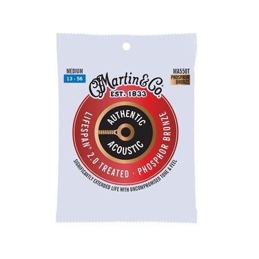 Martin Authentic Acoustic Guitar Strings  Lifespan 20 Treated