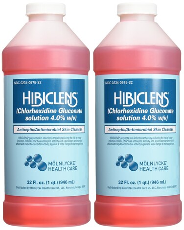 Hibiclens Antimicrobial Skin Liquid Soap 32 Fluid Ounce Pack of 2